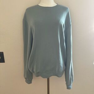 H&M Teal Relaxed Sweatshirt